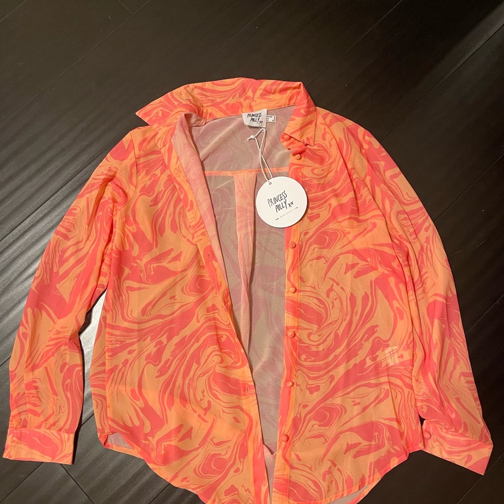 Princess polly marble button up
